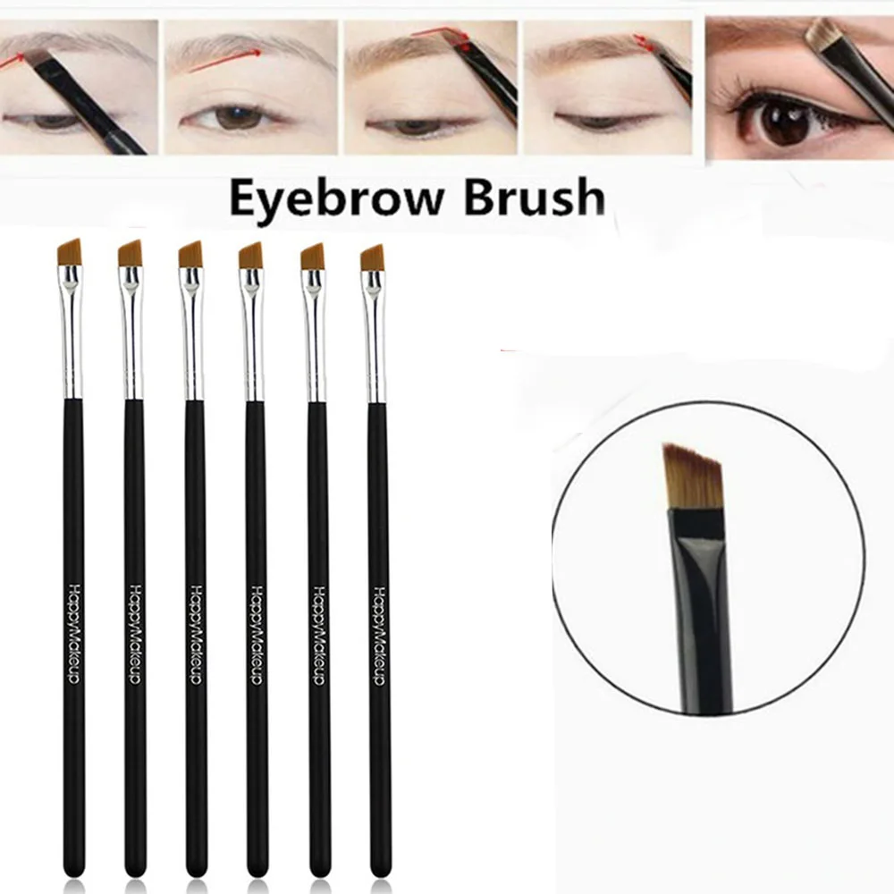 Угловая кисть для бровей 2020 черная коническая высокое качество лучшая продажа