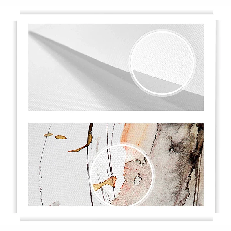 Yihui Arts White Birch Trees Painting 3D Canvas Art On Abstract Artwork Wood Inside Framed Hanging Wall Decoration | Дом и сад