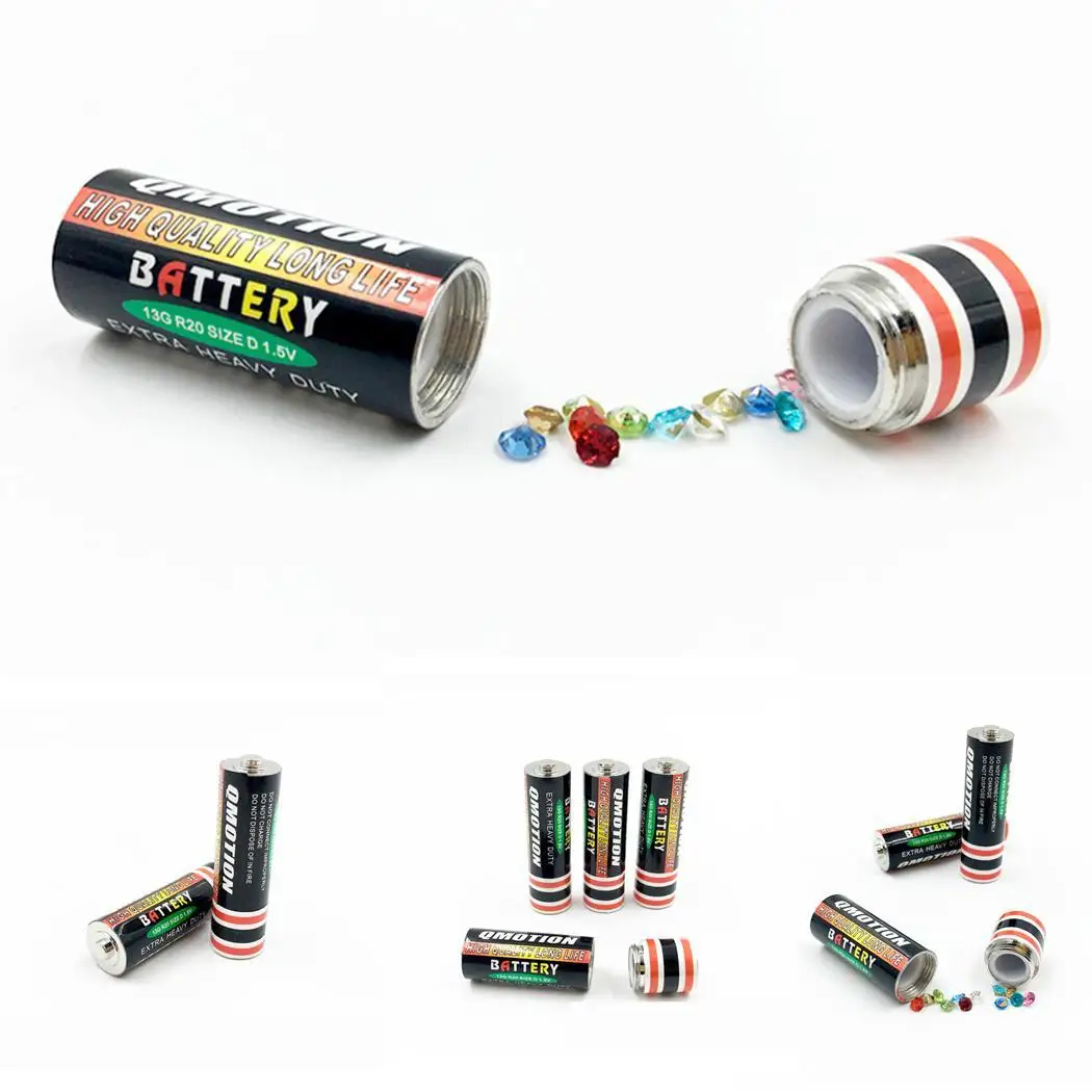 Креативная батарейка форма коробка для хранения Маскировка скрытый