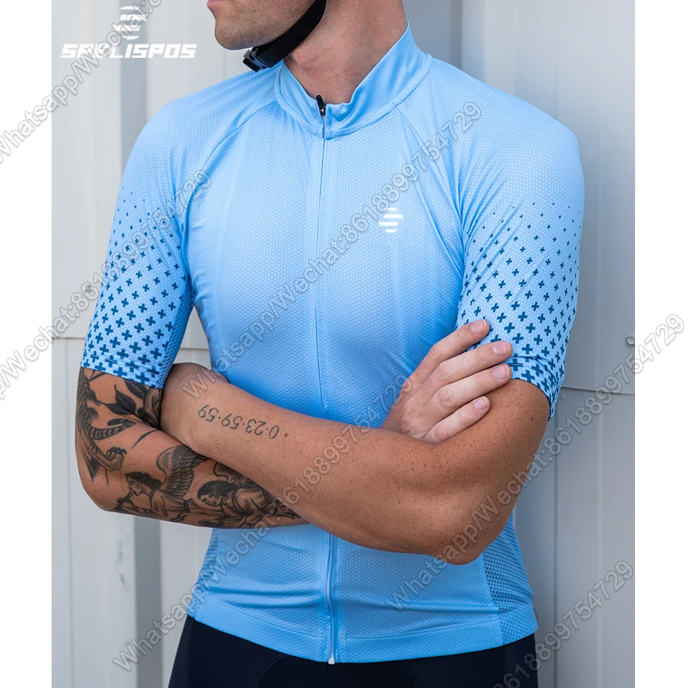 Велосипедная майка Aero мужские синие велосипедные рубашки летнее платье топы
