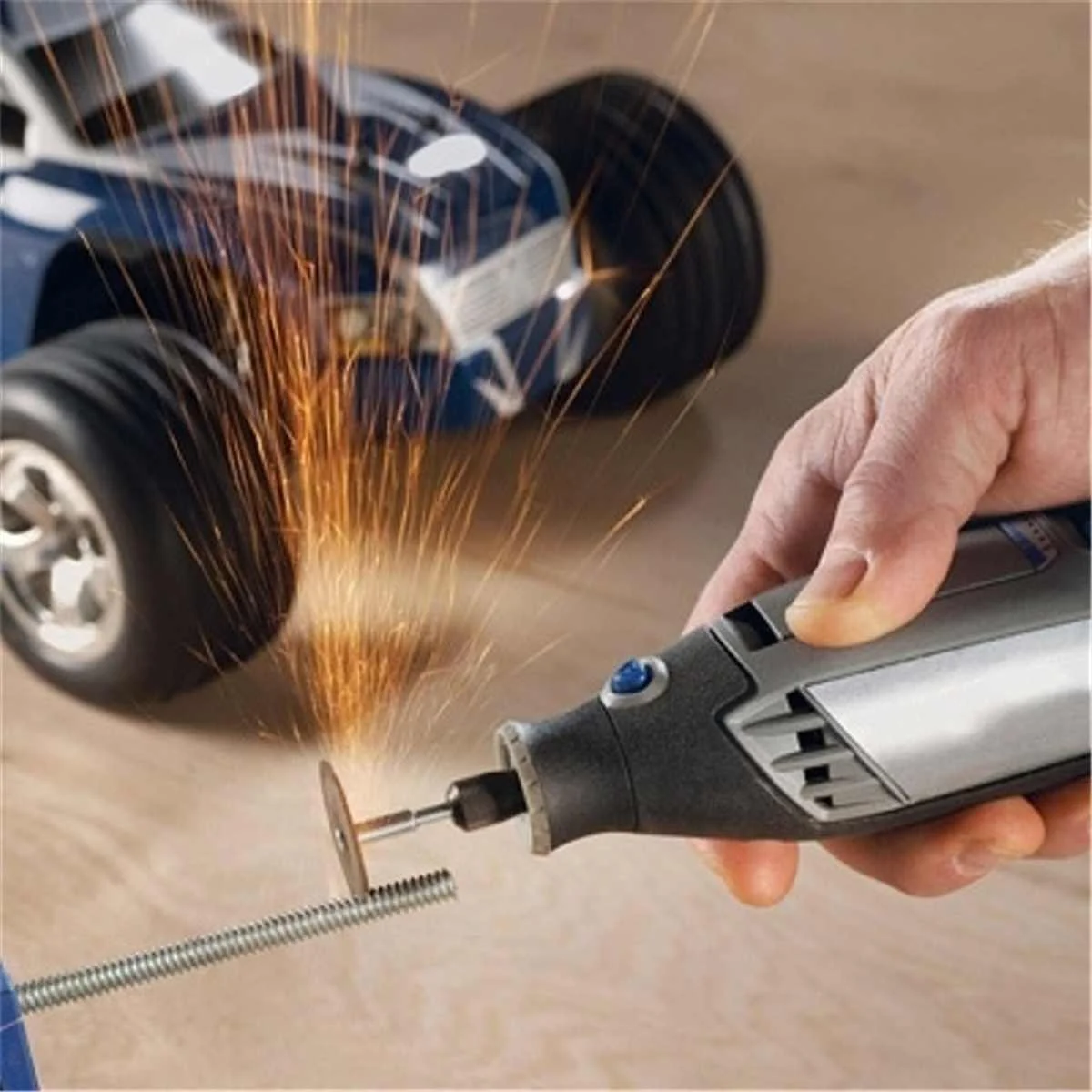 

33/42/60Pcs Diamond Resin Cutting Disc Saw Blade Grinding Wheel Set for Rotary Tool Kit Mini Circular Saw Blade Set
