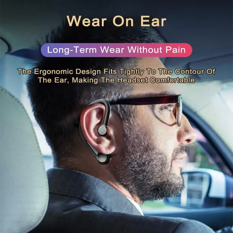 Bluetooth-гарнитура M21 новая улучшенная версия деловых наушников с подвесными ушками