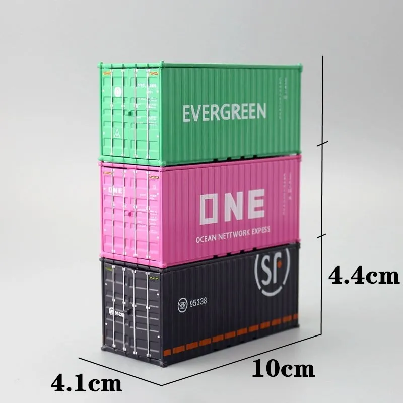 Литая металлическая игрушка масштаб 1:60 модель 20 футов Международная морская