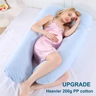Поддерживающая Подушка для сна из 100% чистого хлопка для беременных, обнимающая подушка для всего тела для беременных, Постельное Белье для сна на боку, Прямая поставка