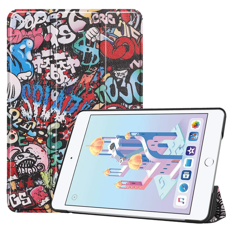 Magnet Smart Case Hard Back Cover for Apple iPad Mini 5 4 Slim Flip Book PU Leather Stand 2019 mini | Компьютеры и офис