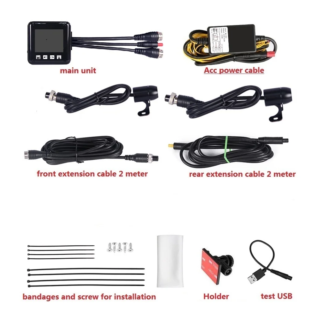 standard version Vsystro моторегистратор A6F wifi фронфронтальная sonsony323 1080p full hd Водонепроницаемая мотоциклетная DVR 2,0 дюймовая мини-камера со встроенным g-сенсором с поддержкой gps - Название цвета: standard version
