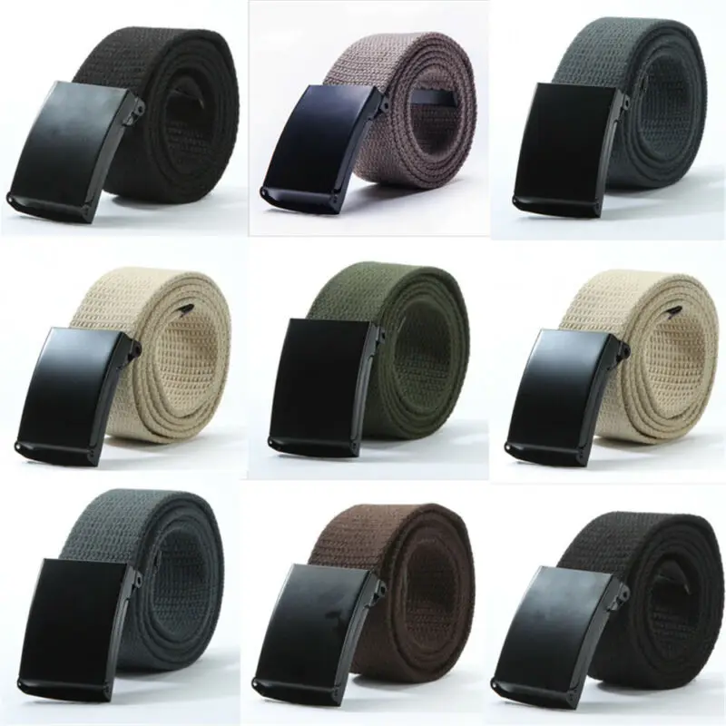 Модная мужская обычная лямка Повседневный поясной ремень унисекс однотонный