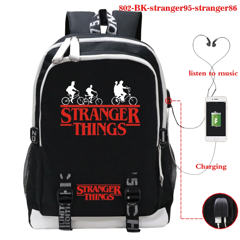 

New Movie season 4 Backpack Multifunction USB Charging Travel Student Backpack for Teenager Boy Girl School Bag Backpack School