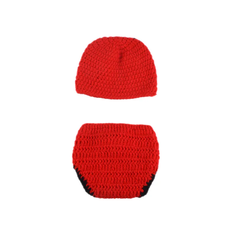 Вязаный костюм Дэдпула для новорожденного ребенка реквизит фотосессии