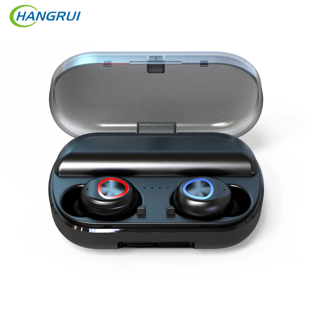 TWS Bluetooth наушники с микрофоном светодиодный дисплей беспроводные