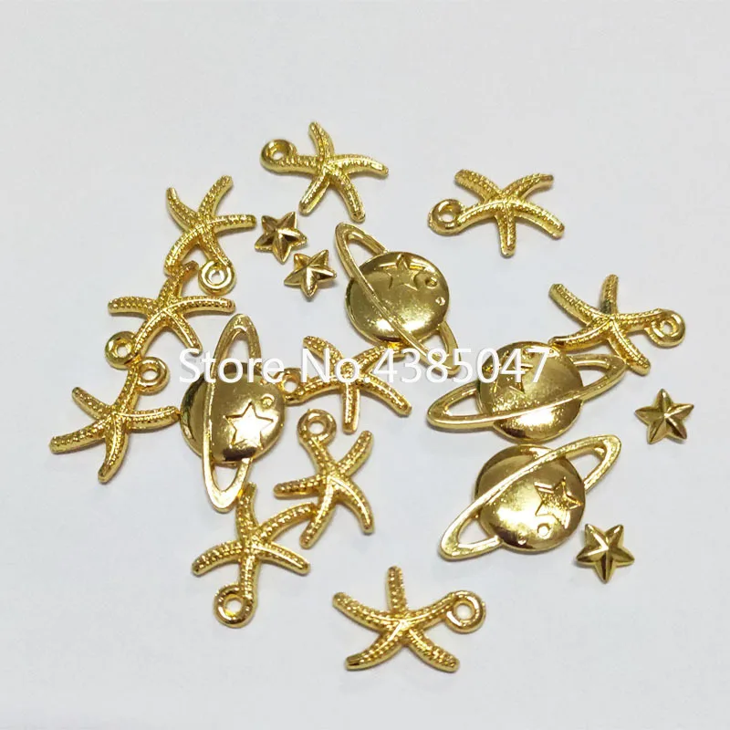 Ювелирные изделия в виде дельфина звезды и рыбок 10 г фурнитура сделай сам серьги