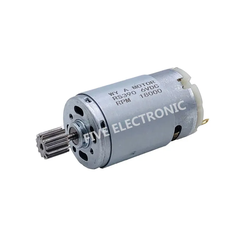 6V12V RS390 DC мотор с 12Teeth-Metal-Gear высокоскоростной большой крутящий момент для детского электрического мотоцикла