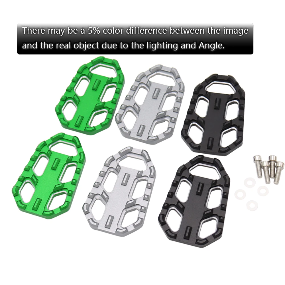 

FOR Kawasaki Versys X300 650 1000 ER-6N ER-6F 09-2016 NINJA650 Z650 17-2020 CNC Aluminum Alloy Motorcycle Wide Footrest Pedals