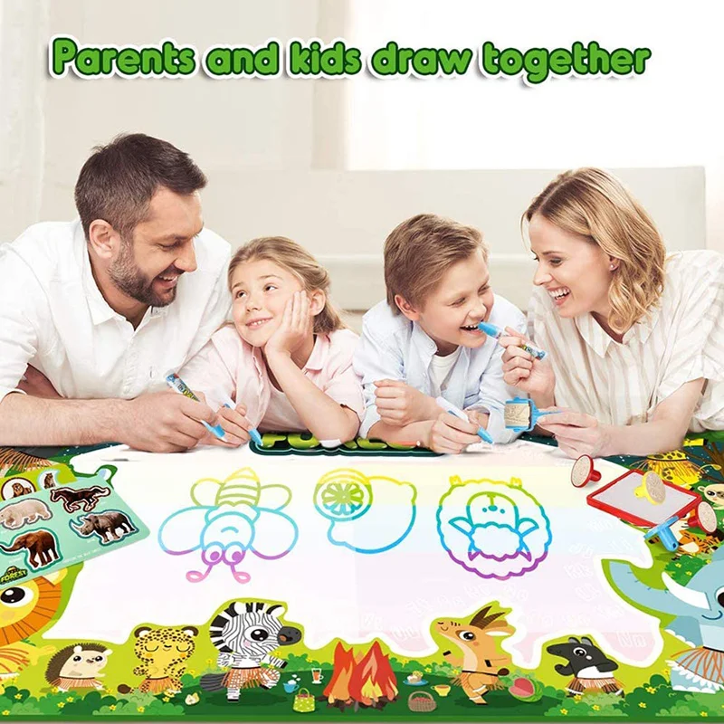 Игрушка для девочки цветная книга рисования водой поделки коврик рукоделия игр