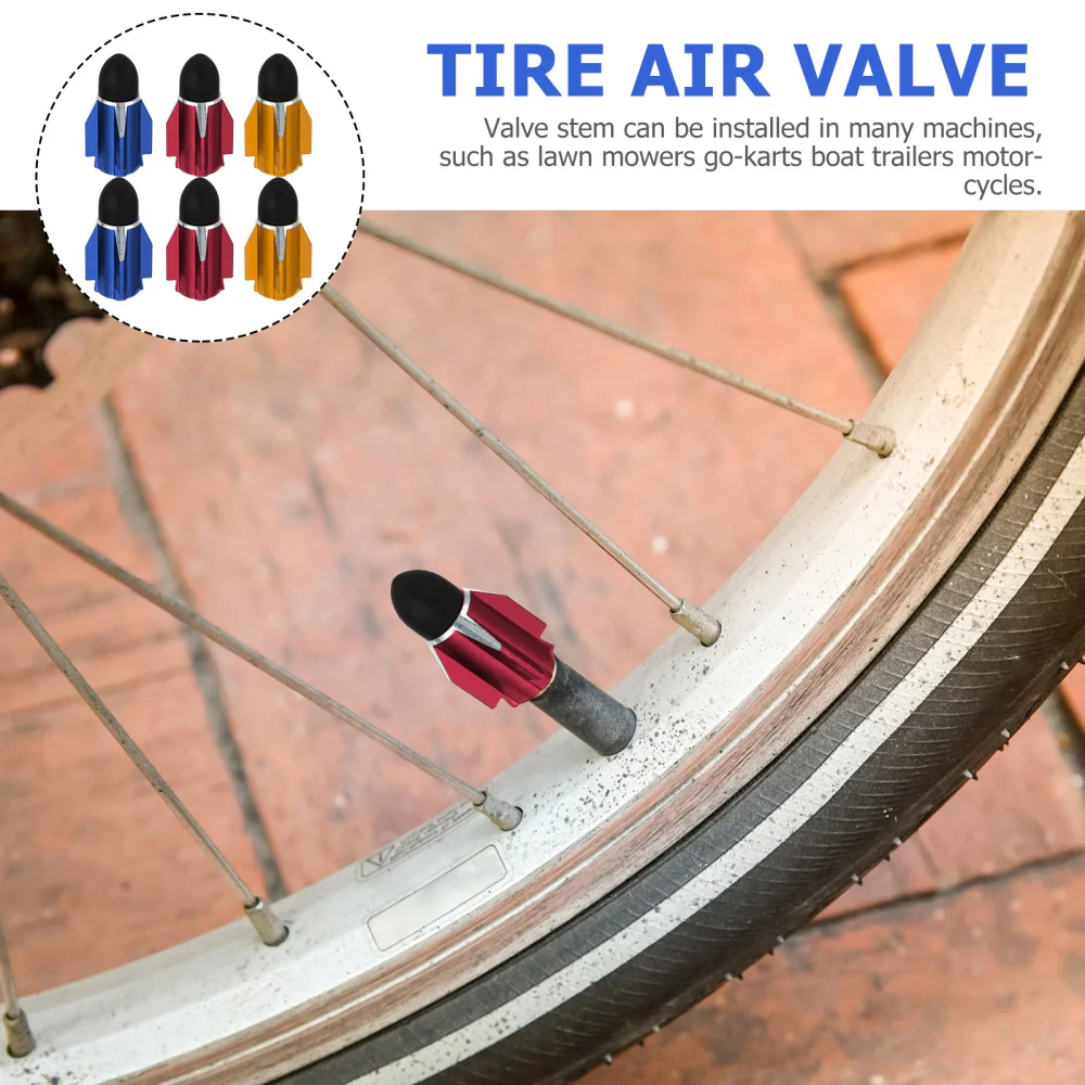 

24Pcs Aluminum Alloy Auto Tubeless Wheel Tire Stems Tyre Stems Caps