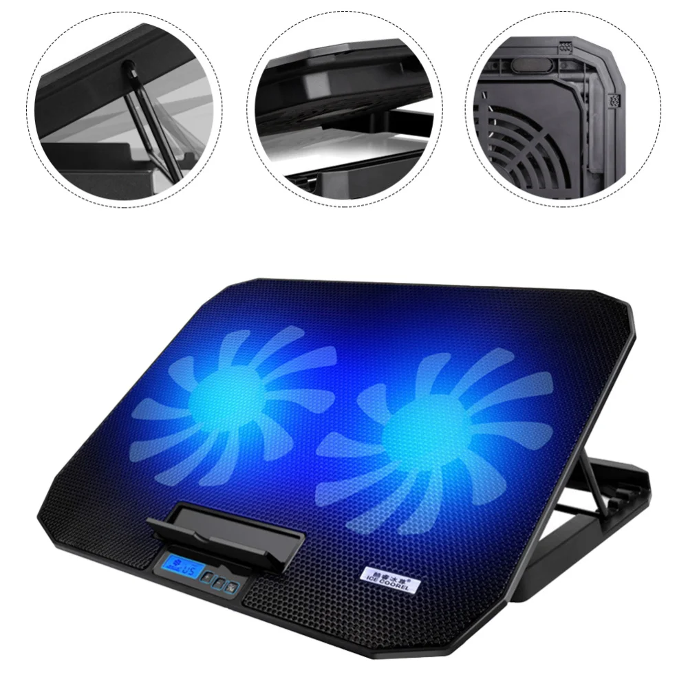 1 шт. Вентилятор Охлаждающая стойка для ноутбука Профессиональный кулер прочный