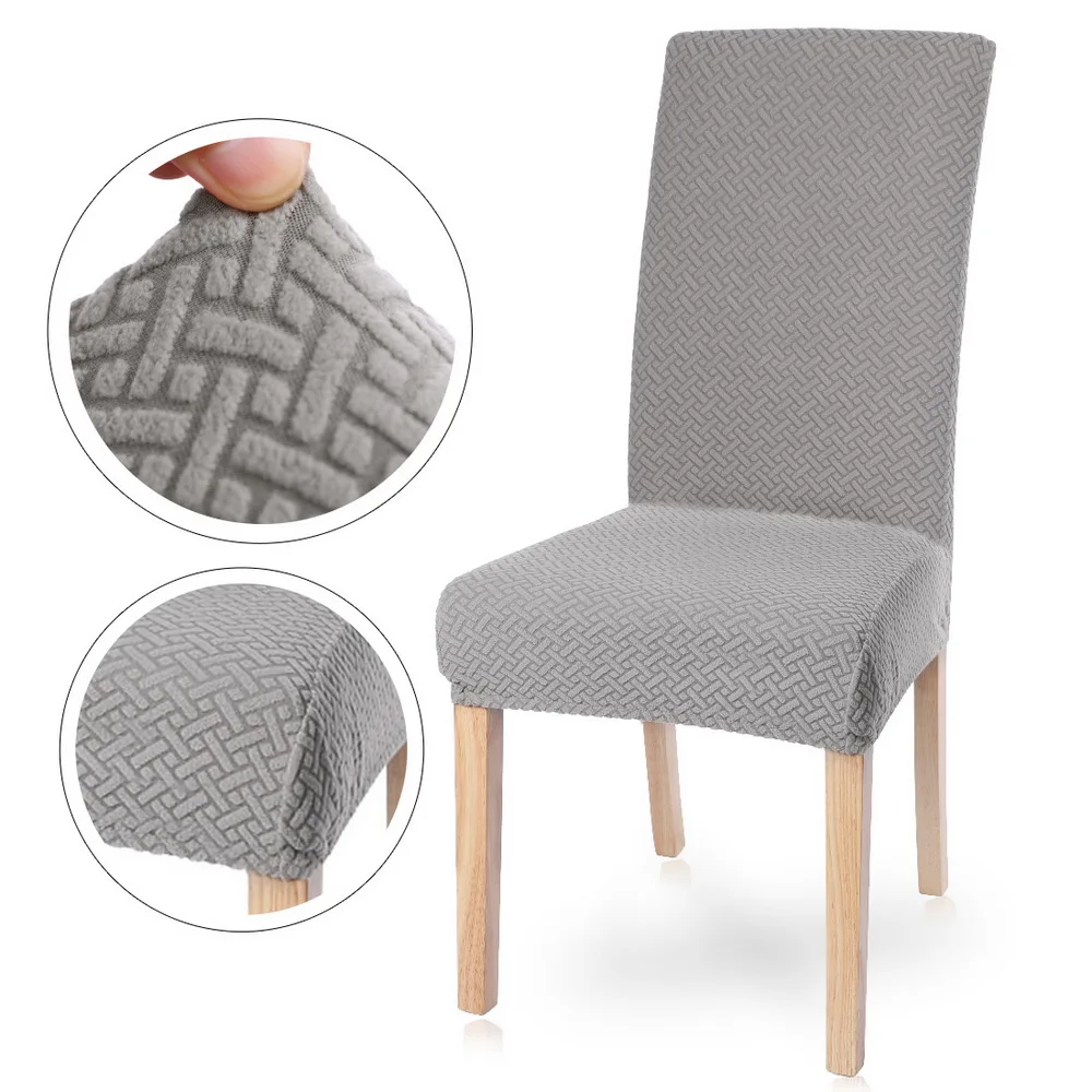 Простая однотонная флисовая ткань плотный эластичный чехол на стул