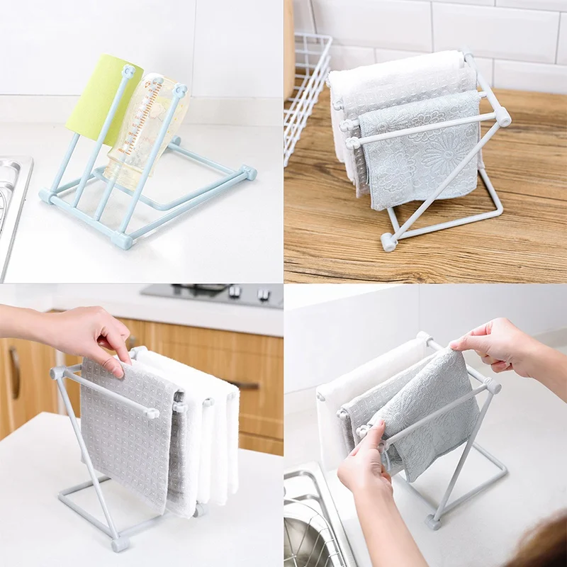 Складные вешалки для хранения кухонных столешниц сушилка посуды чашка подвесная