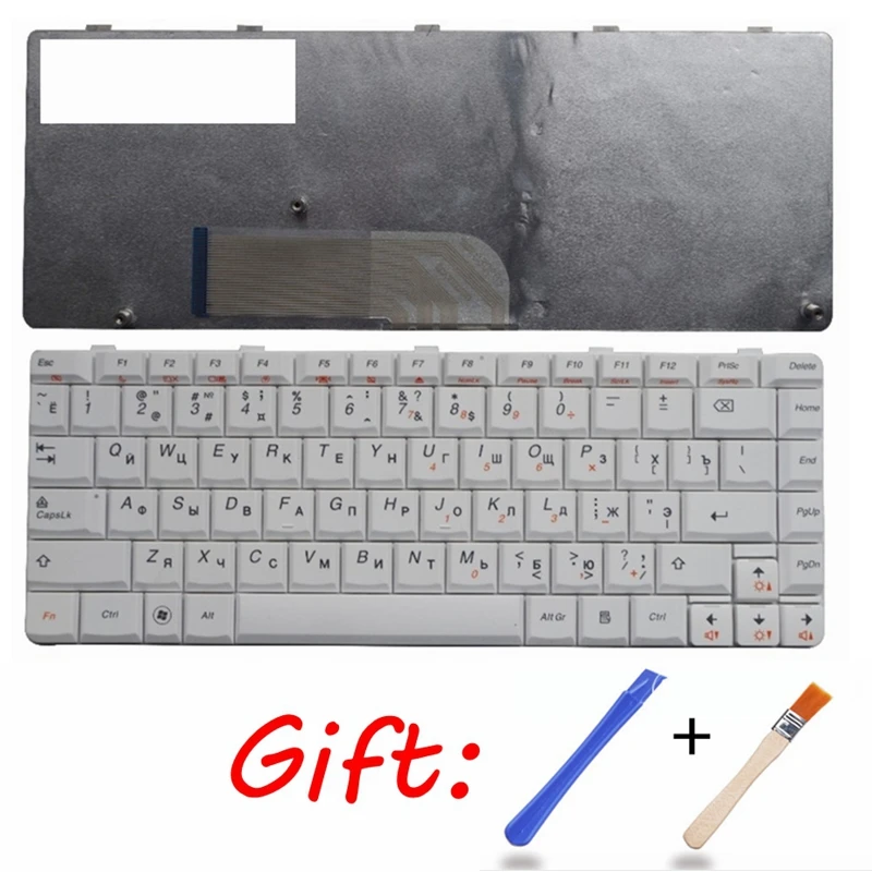 RU белая Новая русская клавиатура для ноутбука LENOVO Ideapad Y650A Y650|russian laptop keyboard|laptop