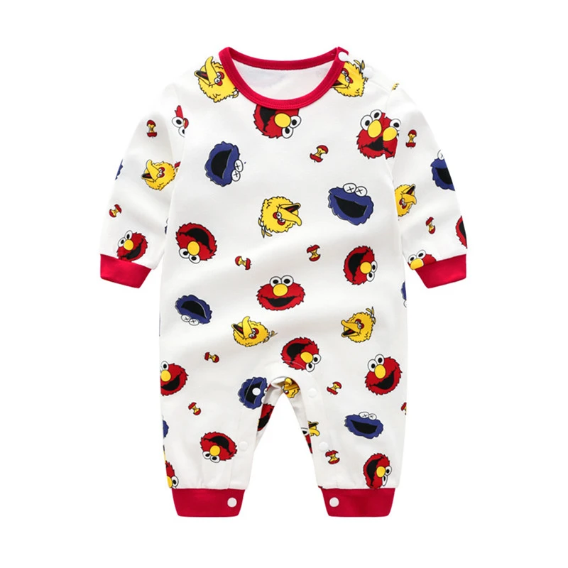 Весенне-осенние детские комбинезоны для мальчиков из 100% хлопка с длинными