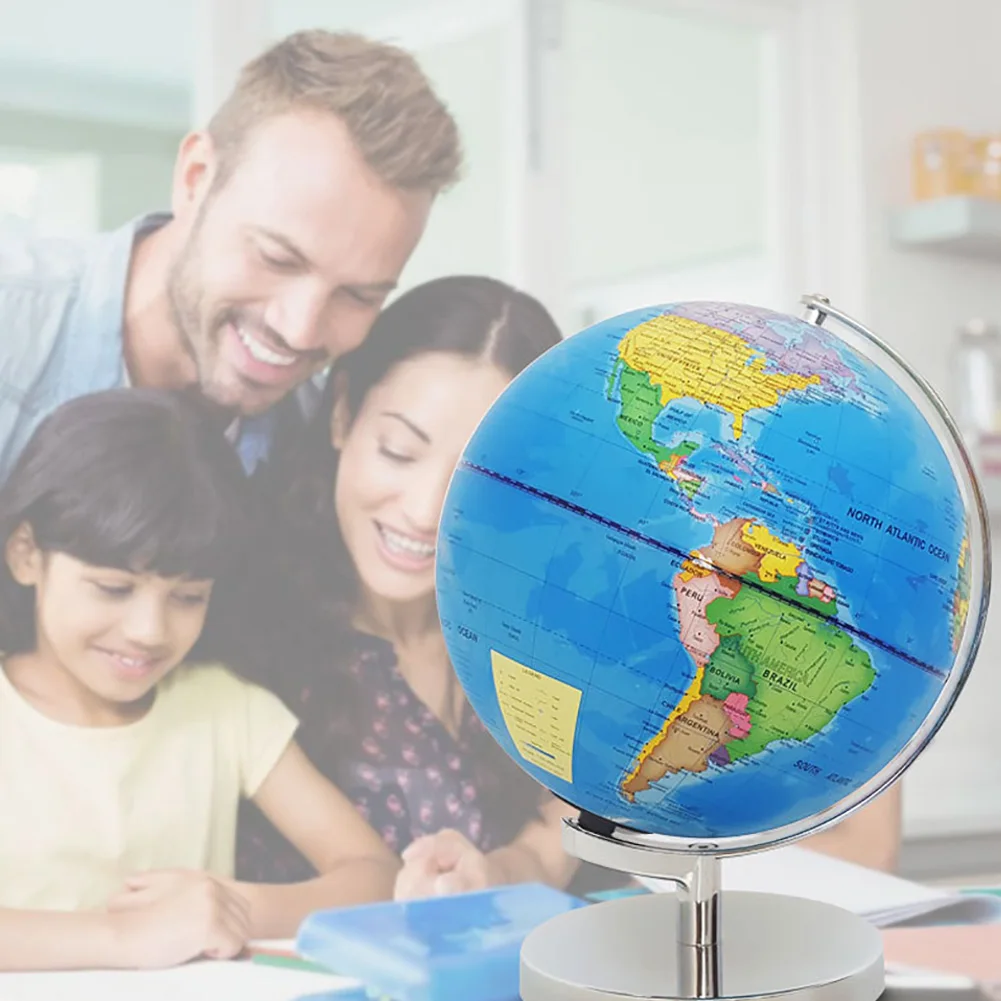 25cm 5V 2 In 1 LED Light English Constellation Map Ball With Stand World Earth Globe Kids Geography planetarium Educational Toys