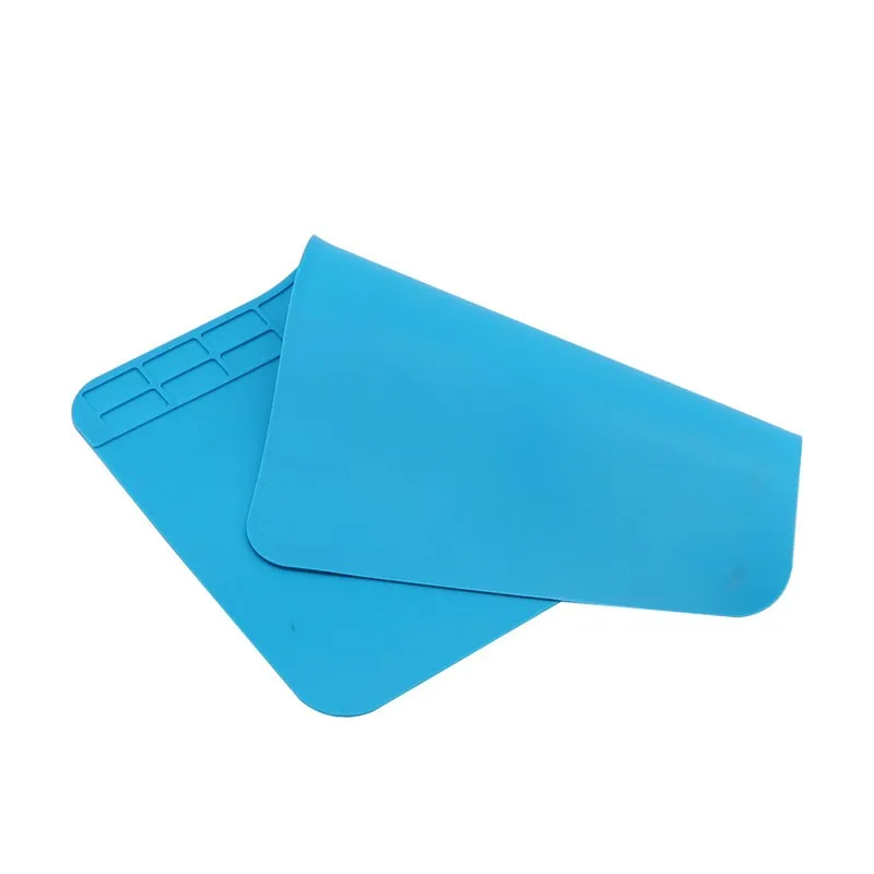 

Heat Insulation Working Mat Desktop Anti Static ESD Heat Insulation Work Mat Phone PC Tablet Repair Silicon Soldering Mat