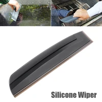 mayitr flexible soft silicone handy squeegee car wrap tools non scratch water window wiper film scraper for auto clean scraping