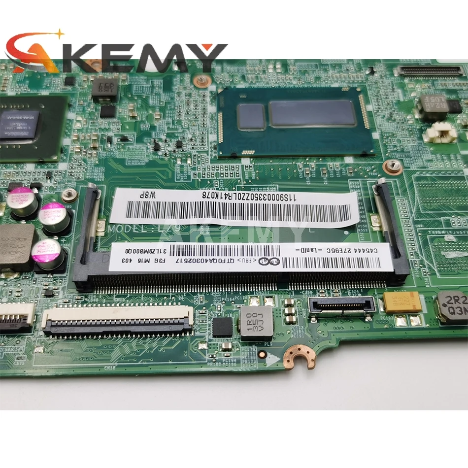 

Akemy Genuine FRU:90003350 For Lenovo Ideapad U430 U430P Laptop Motherboard DA0LZ9MB8F0 LZ9 I7-4500U GT730M/2G Fully Tested