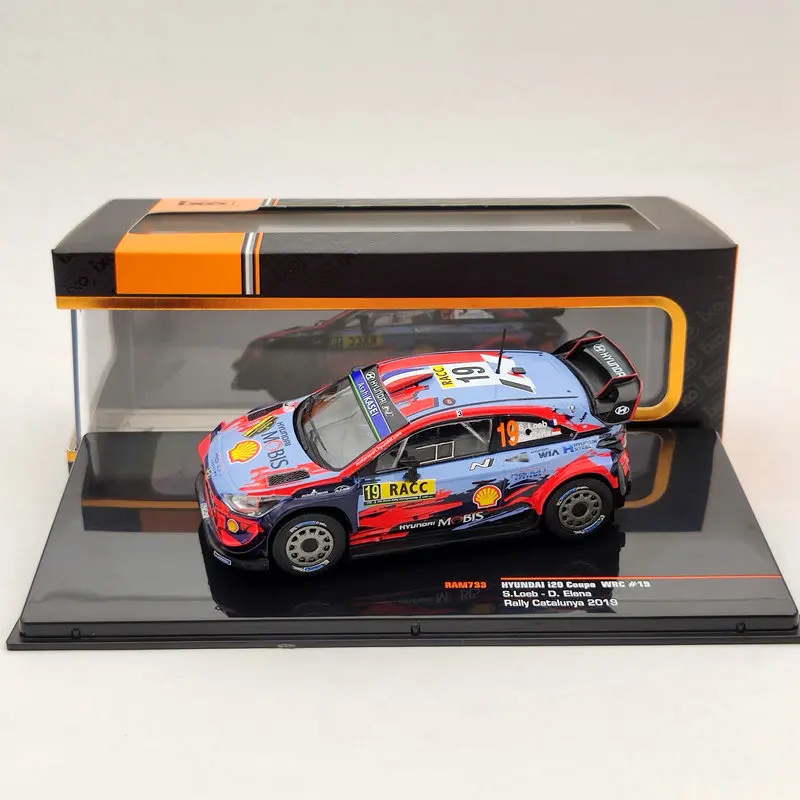IXO 1:43 для H ~ DAI i20 Coupe WRC #19 S.Loeb D. Модель автомобиля Elena Rallye Catalunya 2019 RAM733 ограниченная
