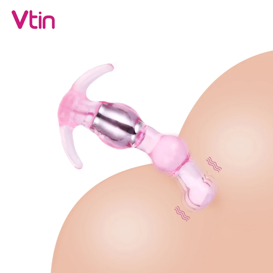 10-скоростной Анальный вибратор Анальная пробка Стимулятор клитора женская