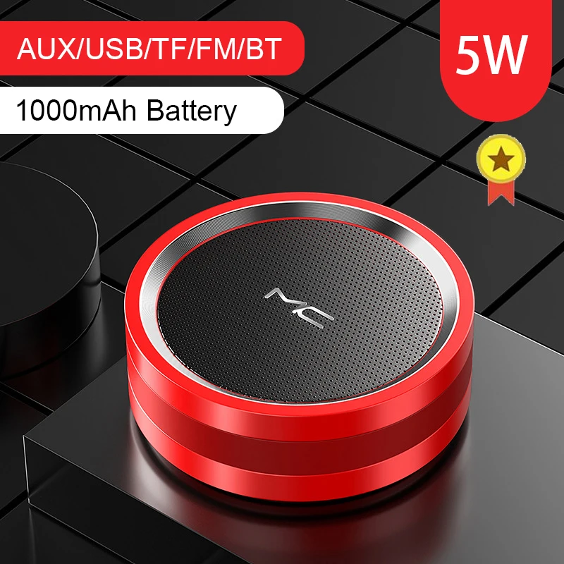 

A7 Mini Portable Wireless Bluetooth Speaker Stereo Speakerphone AUX TF Music Subwoofer Column USB Speakers for Computer Phones