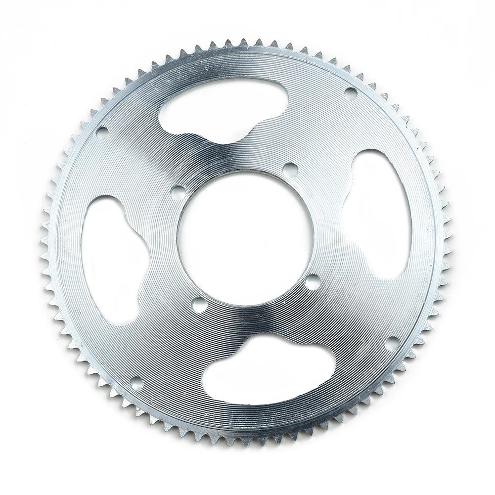 80 зубов 4 отверстия для уменьшения цепной привод Шестерни Электрический заднее