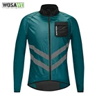 Многофункциональная велосипедная куртка WOSAWE, непродуваемая, быстросохнущая, Джерси, для езды на горном велосипеде, ветровка