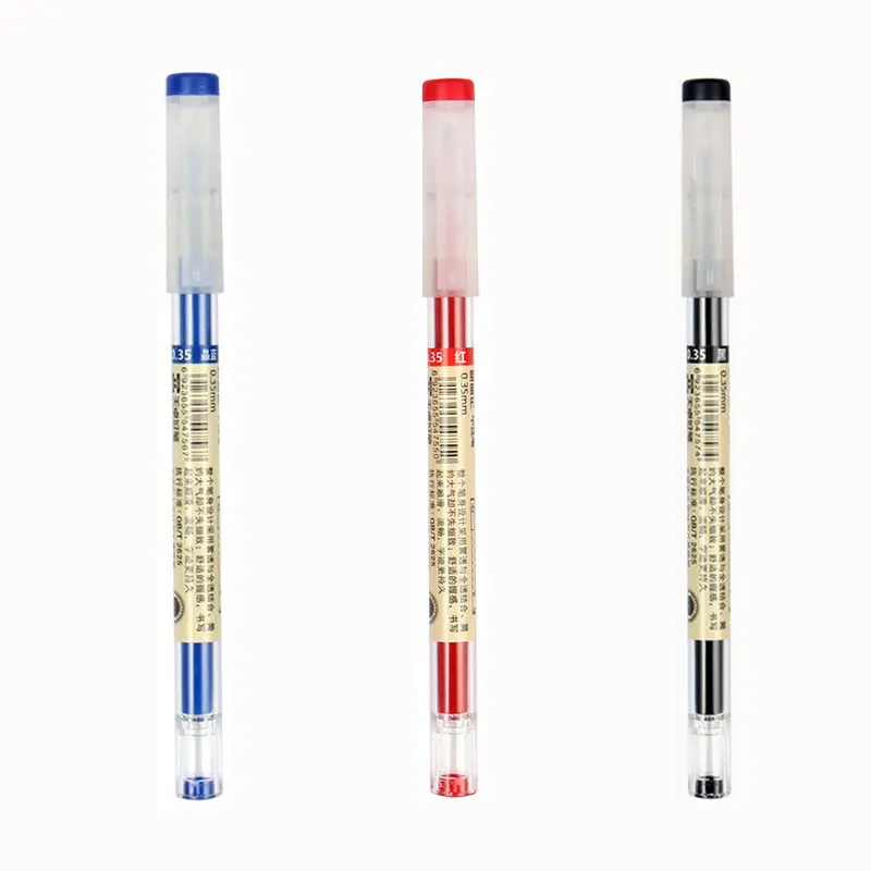 

0.35MM Tip Black Blue Red Refill Rod Gel Pen Smoothly Writing For School Office Ballpoint Pen Stationery Suppliers