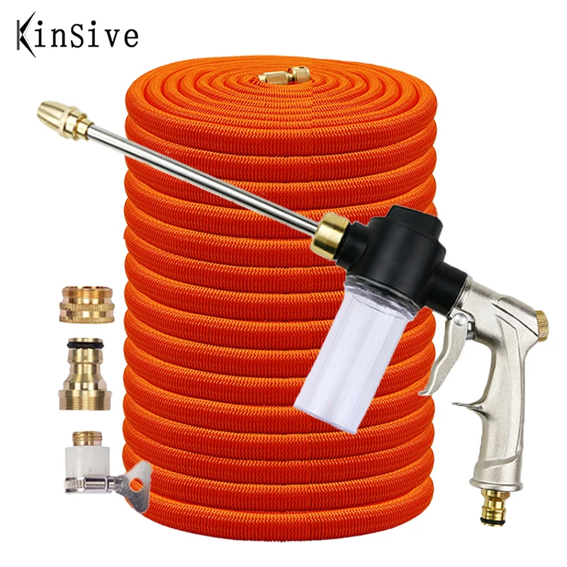 Садовый шланг 1/2 расширяемая Гибкая мойка высокого давления для машины