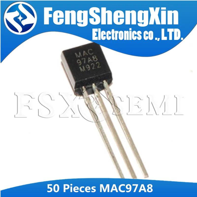 50CS MAC97A8 TO 92 97A8 TO92 силиконовые двунаправленный Тиристоры для чувствительных