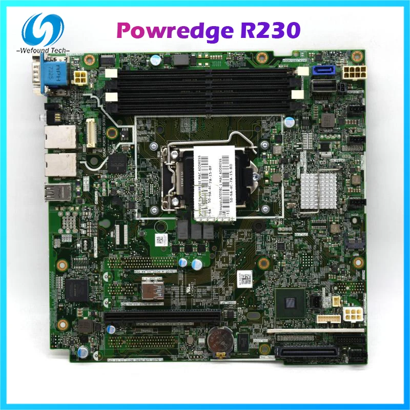 

Оригинальная Серверная материнская плата для DELL Powredge R230, XN8Y6, FRVYO C236, DDR4, Протестировано, высокое качество