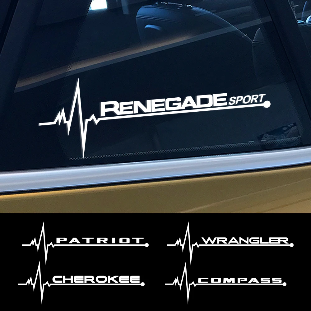 2 шт./компл. наклейки для автомобиля боковое окно декоротивная наклейка Jeep Renegade