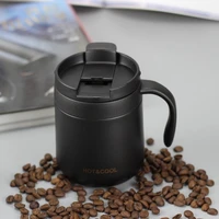 350500ml double wall thermos coffee mug portable car vacuum flasks travel thermo cup stainless steel office teacup with handle
