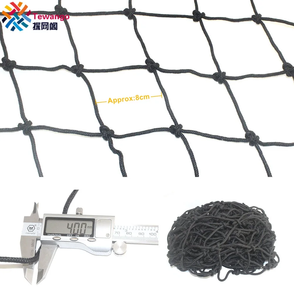 Tewango 8x8 см черная нейлоновая сетка фото настенное украшение веревки для лестницы
