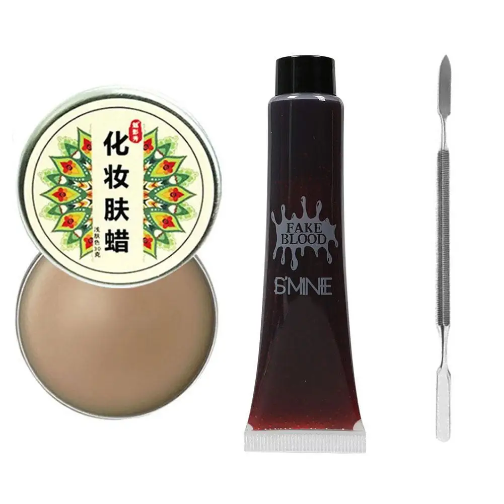 Набор для макияжа на Хэллоуин Реалистичная и поддельная плазменная пленка
