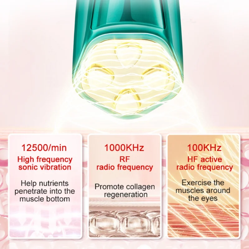 売る インテリジェントな目のための電気マッサージペン,目の下の治療,顔の足,健康のためのマッサージツール