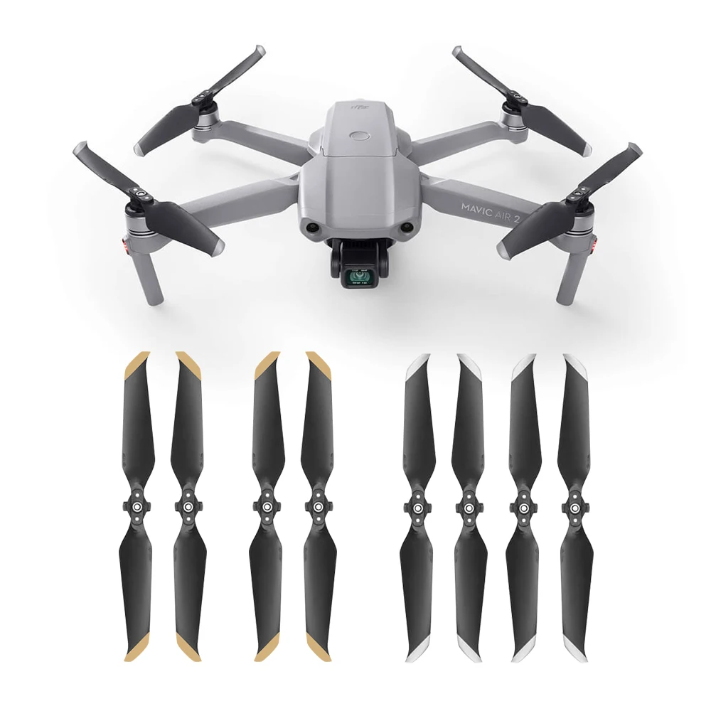 SUNNYLIFE 4 пары малошумных Быстросъемных стандартных пропеллеров для DJI Mavic Air 2 новые