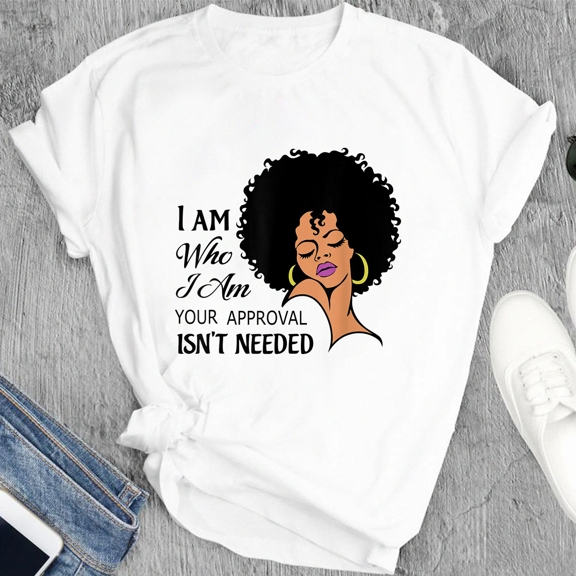 

Black Queen Print Top Women T-shirt Casual Harajuku Ladies Basic O-collar Short Sleeved Women T-shirt Girl,Drop Ship