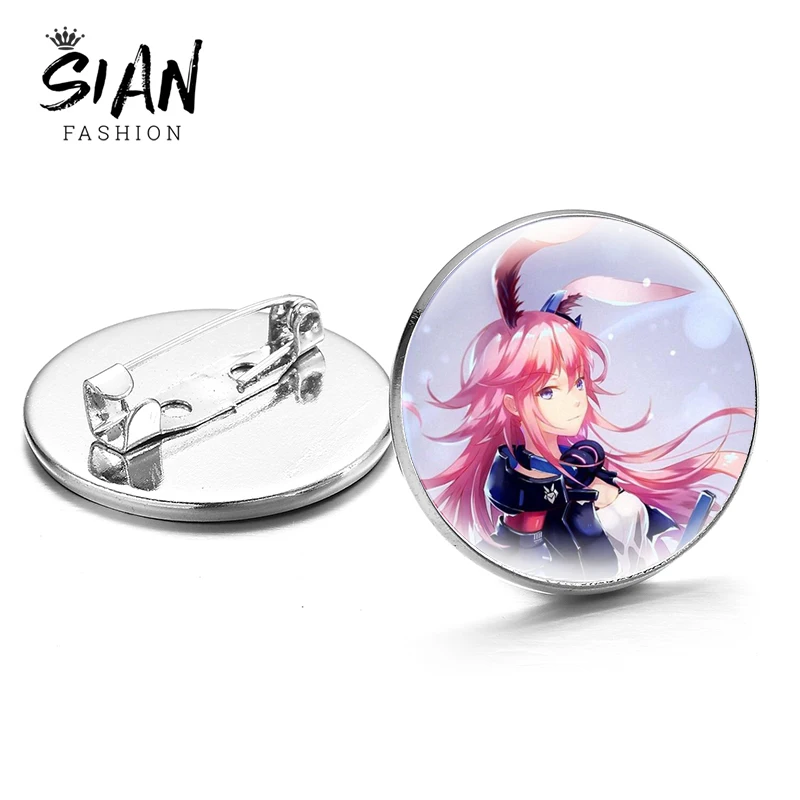 

Anime Game Honkai Impact 3 Brooches Cartoon Pattern Badge Collection Handmade Glass Jackets Schoolbag Lapel Pin Souvenir Jewelry