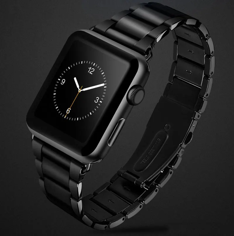 

Ремешок металлический для Apple Watch SE Band Series 6, люксовый браслет для IWatch 5 4 Apple Watch 3 42 мм 38 мм 44 мм 40 мм