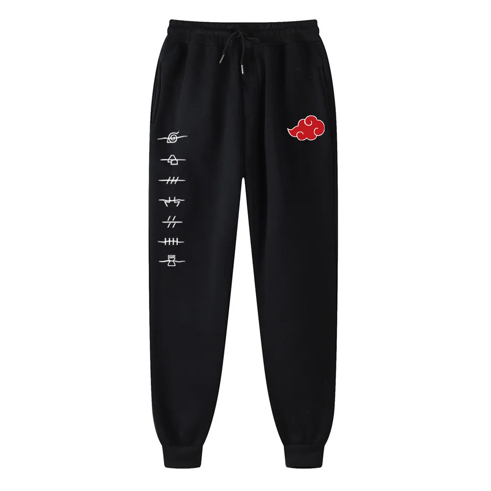 

Japanese Anime Print Men Trousers Casual Pants Sweatpants Fitness Workout Running Sporting Long Pants