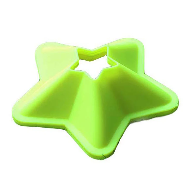 

10PCS Soccer Disc Cone Star Shape Football Training Star Logo Disc for Physical Education Festive Field Marker