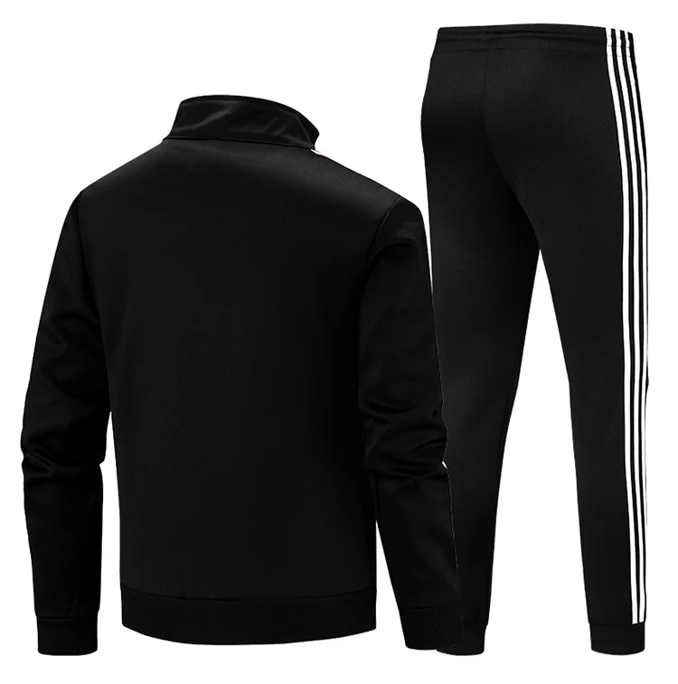 

Men's Zipper Gym TrackSuit Sport Jacket Suit Set Trousers Jogging Bottom Top Sweatsuits Blazer Train track suit