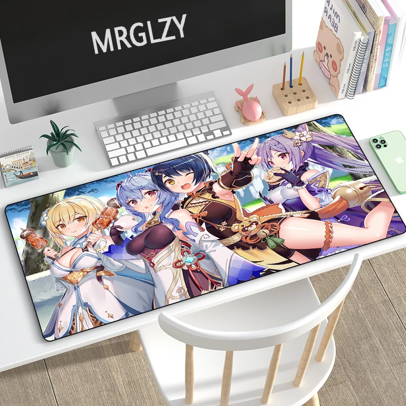 mrglzy 400900 мм xxl genshin ударопрочный коврик